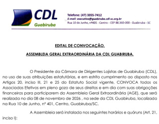 CONVOCAÇÃO ASSEMBLEIA GERAL